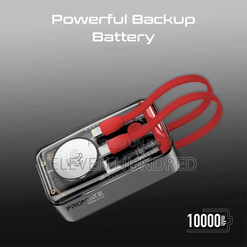 Power Bank Ultra-Fast Charging(Transparent)