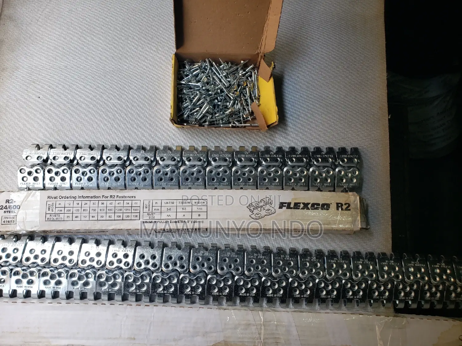 Flexco Conveyor Belt's Fasteners