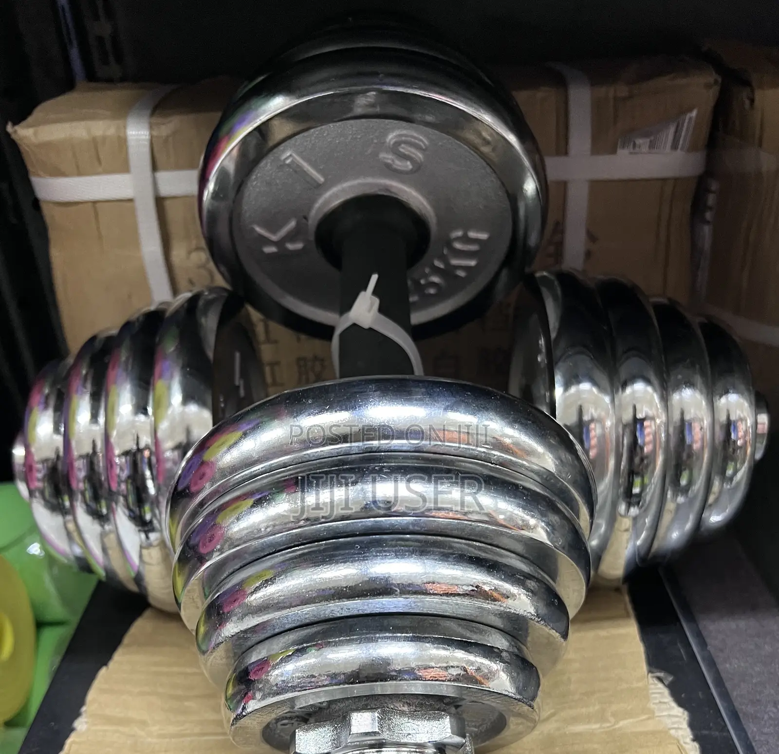 Chrome Dumbbells