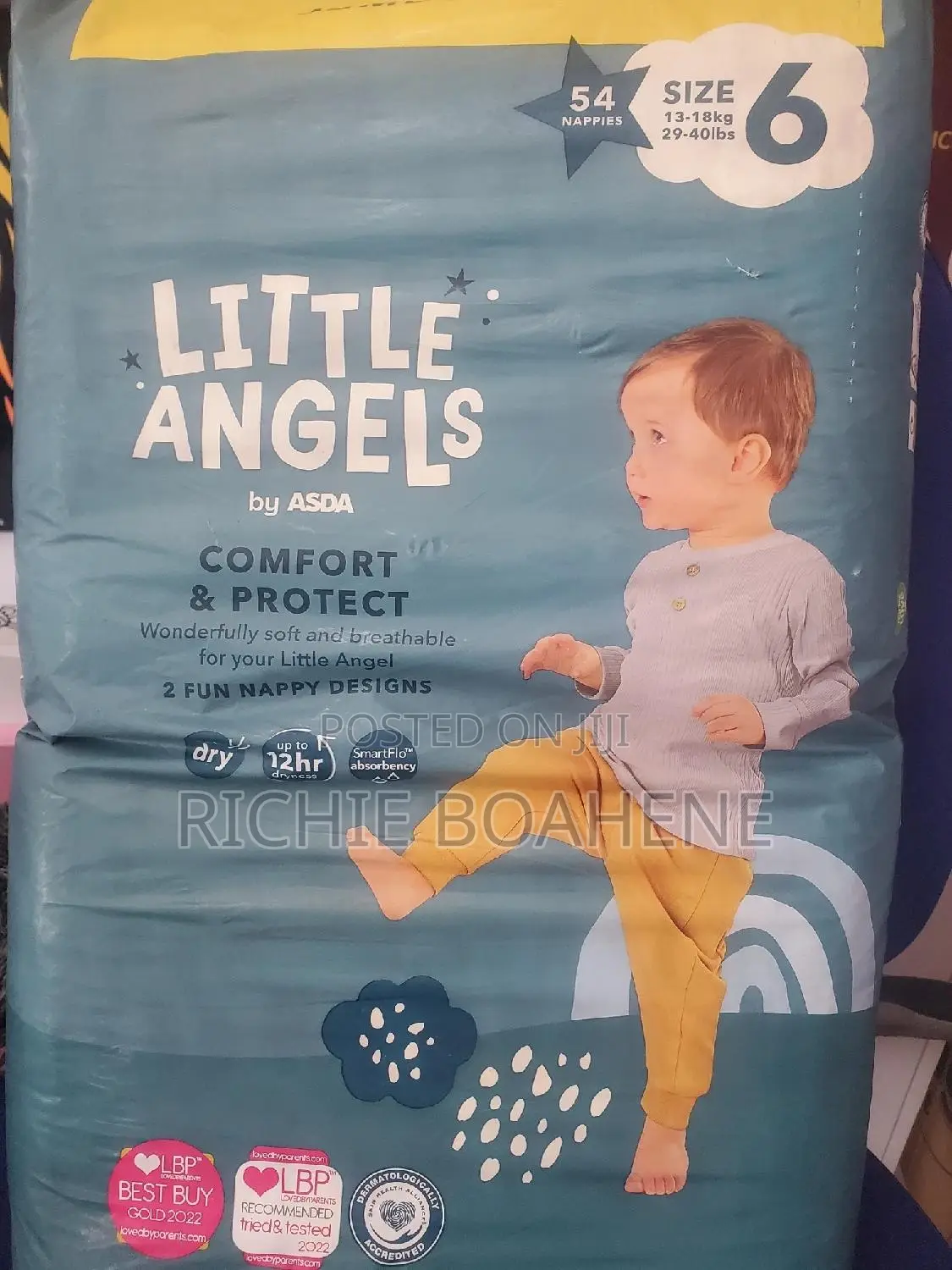 Little Angel Size 6 Strap on Diaper