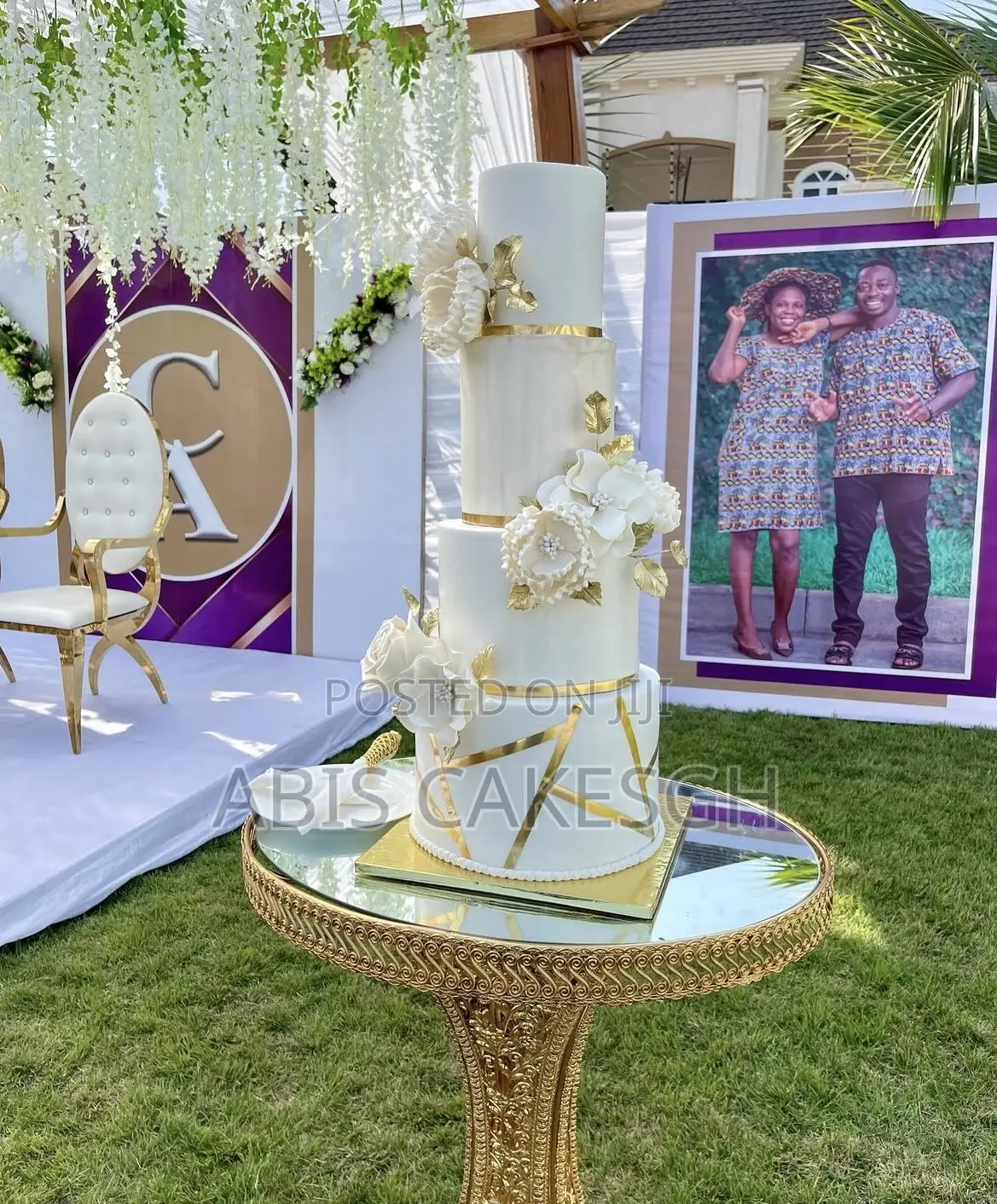 Wedding Cake for Abi’S Cake