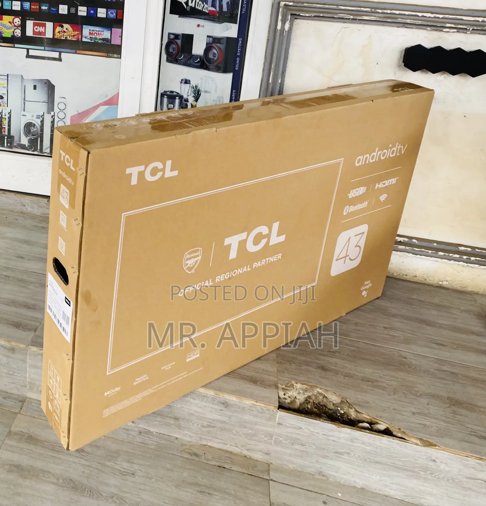 Sleek TCL 43s5400 43 Inch Full Hd Android Led Tv(Black).