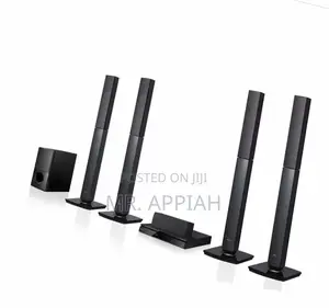 Sleek LG LHD 655 5.1ch Bluetooth Home Theater System(Black)