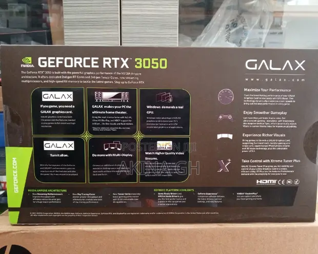 GALAX Nvidia Geforce 8GB RTX 3050 Graphics Card 2
