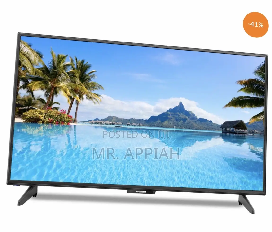 Sleek Nasco 50 Inch Smart Uhd Led Tv(Black).