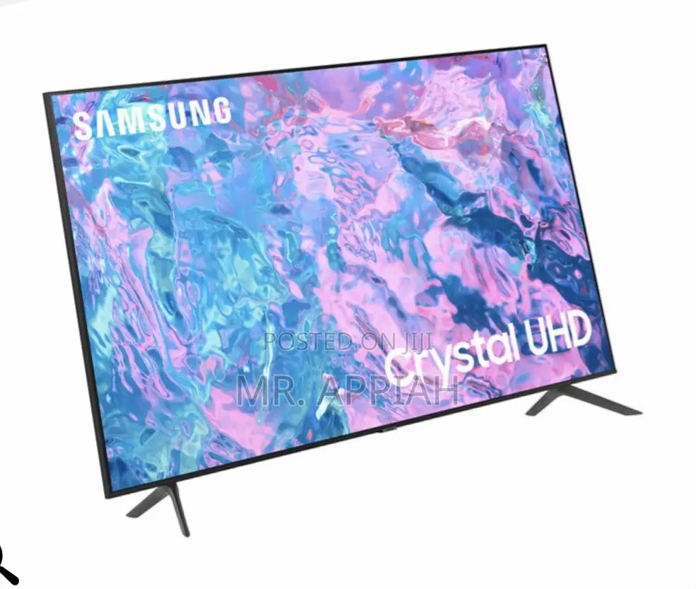 Sleek Samsung 43cu7000 43 Inch Uhd HDR Smart Tv.