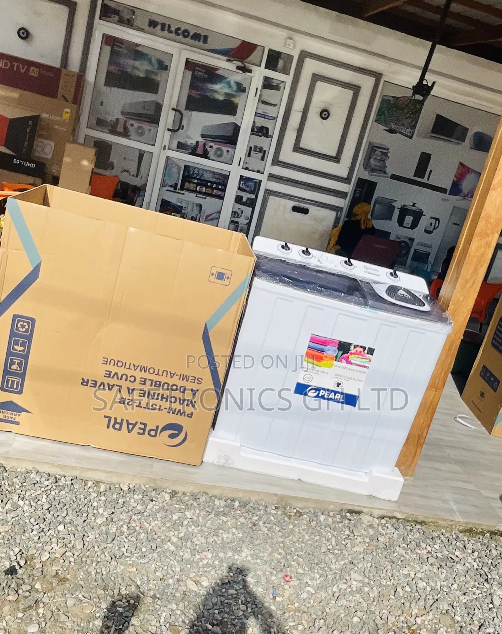 Boxed Semiautomatic Pearl Topload 15kg Washingmachine
