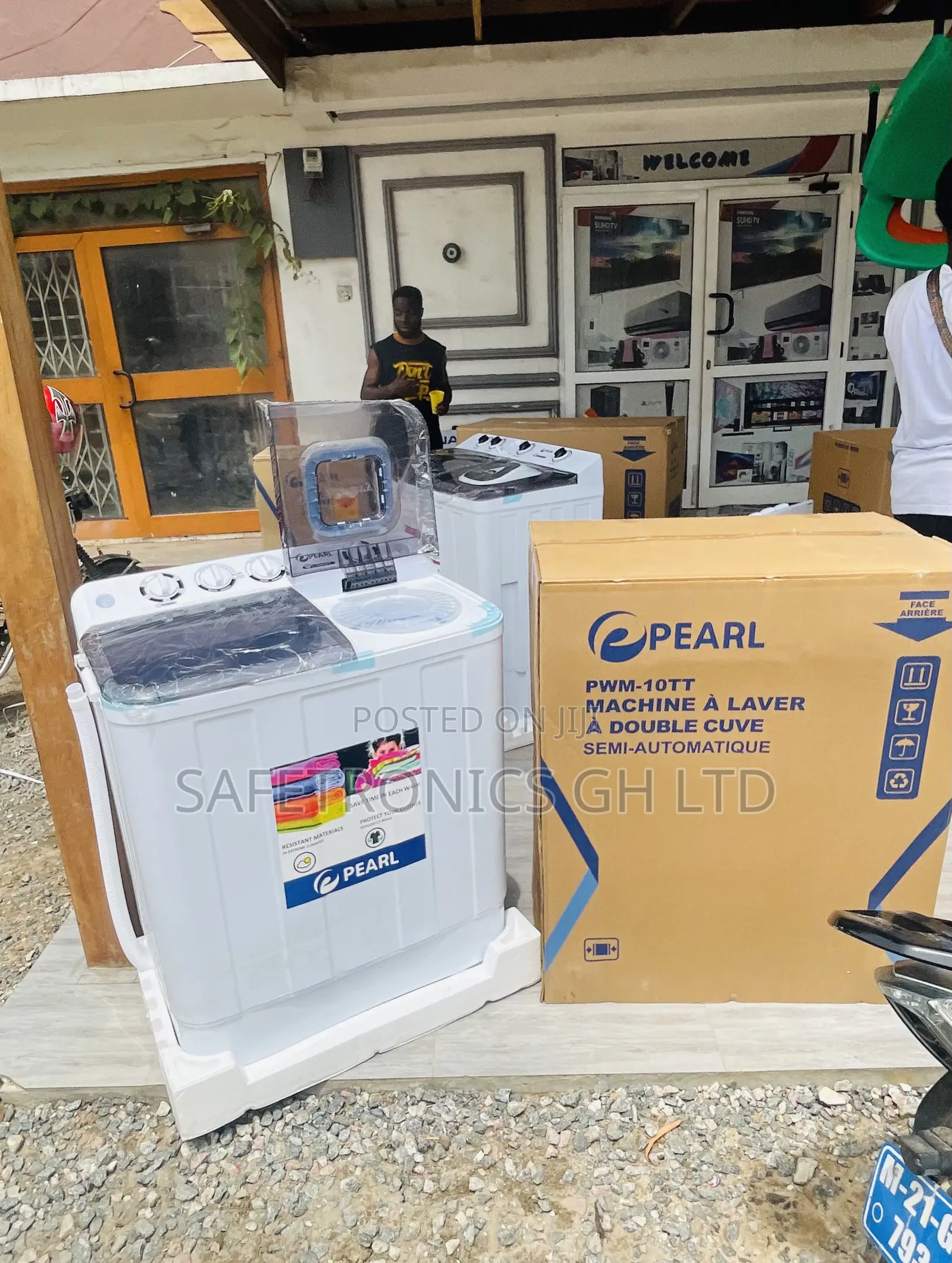 Semiautomatic Topload Pearl 10kg Electric Washingmachine