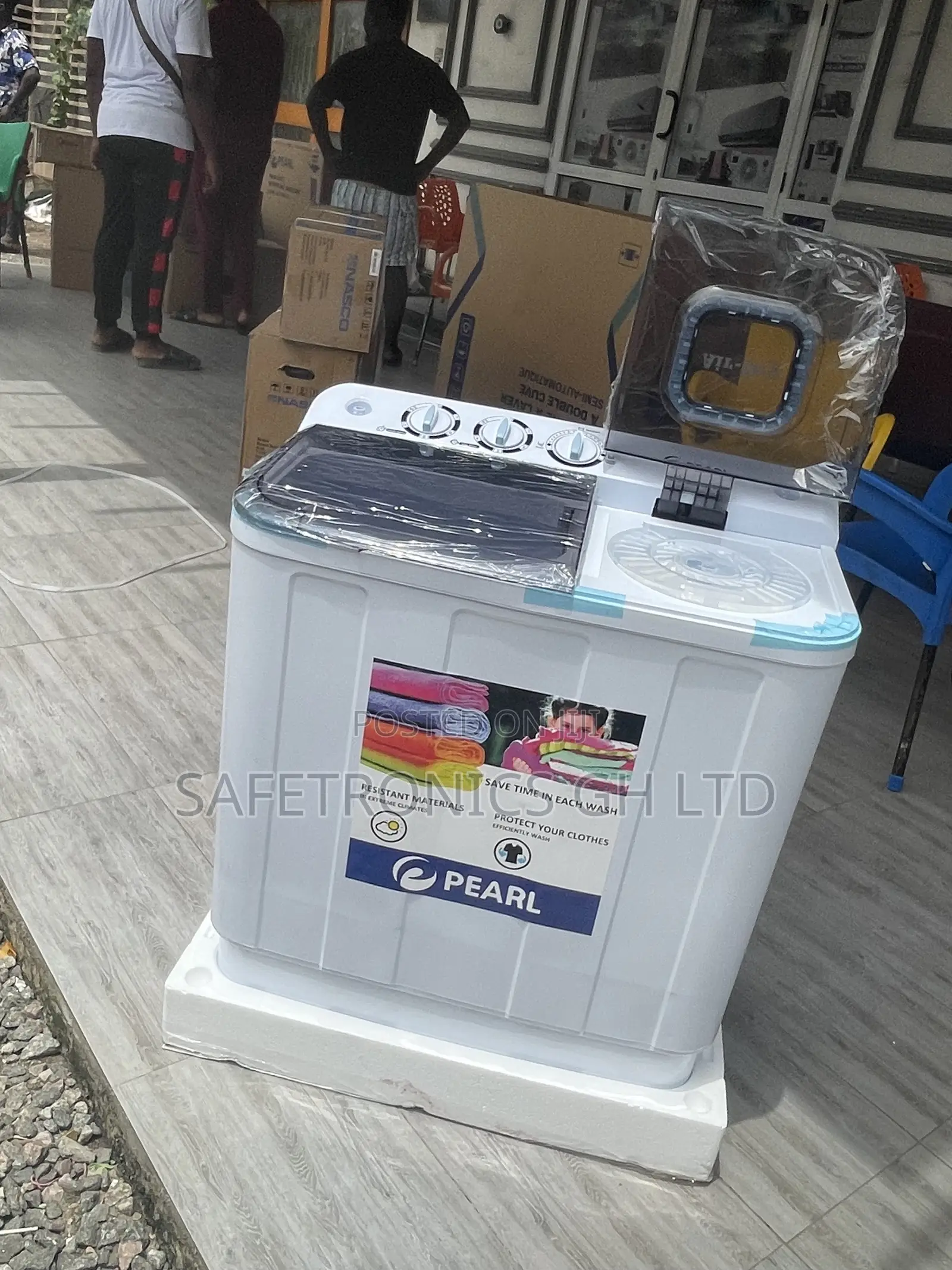 Durable 7kg Topload Semiautomatic Pearl Washingmachine