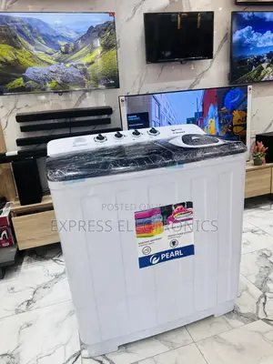 Wash and Spin 18kg Semi Auto Pearl.