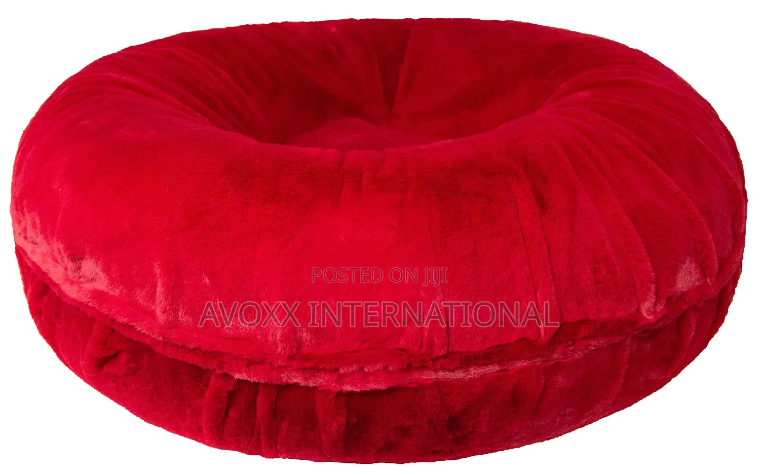 Bessie Barnie Signature Red Luxury Pet/Dog Bed Large 42"