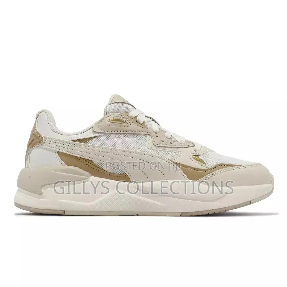 Puma X-Ray Speed White Alpine Snow Sand Dune Men Unisex