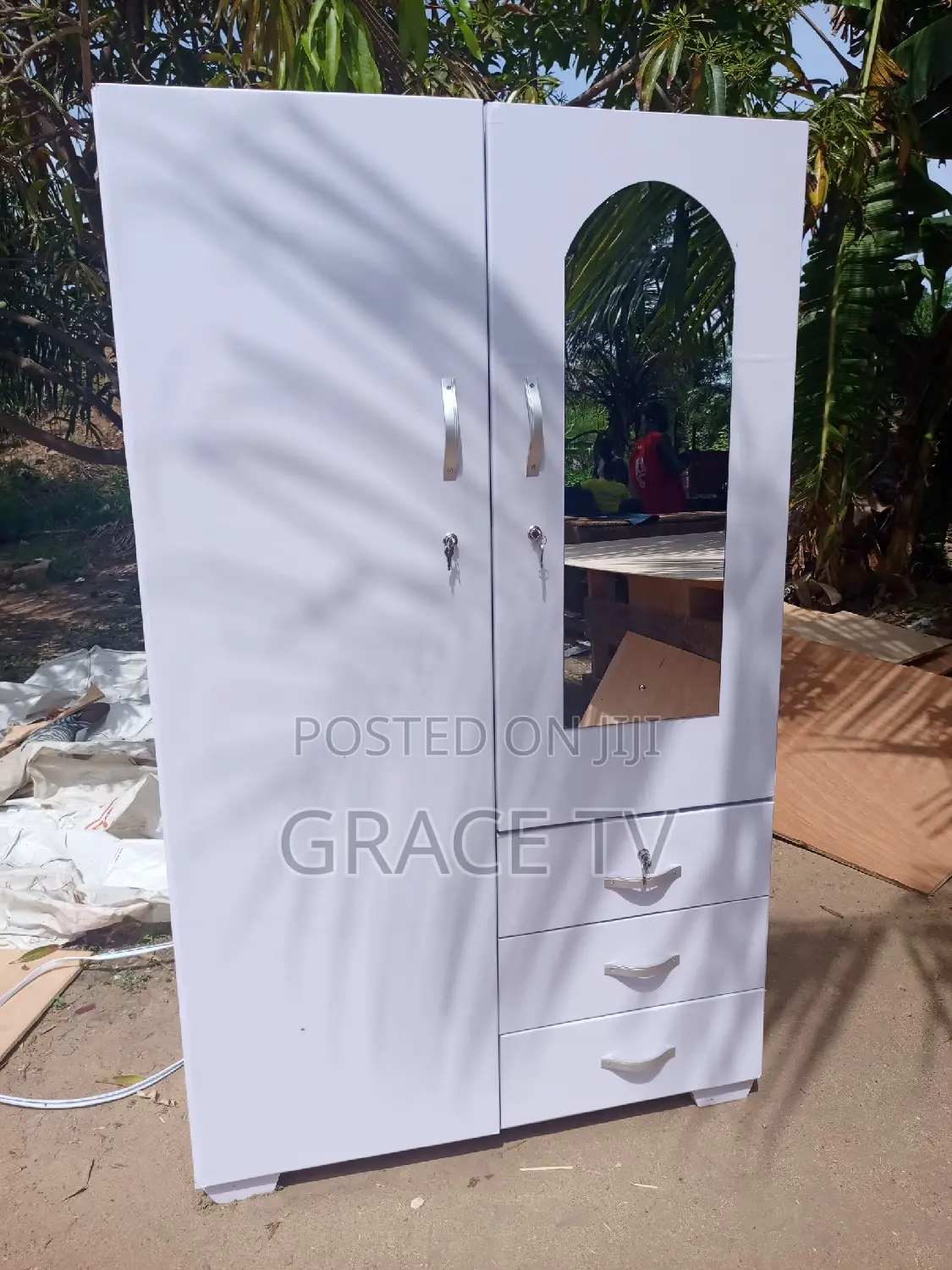 White 2in1 Wardrobe