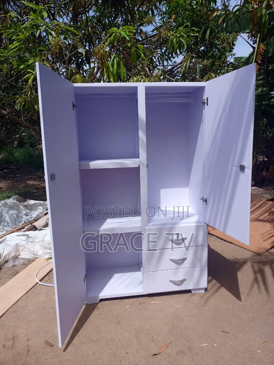 White 2in1 Wardrobe