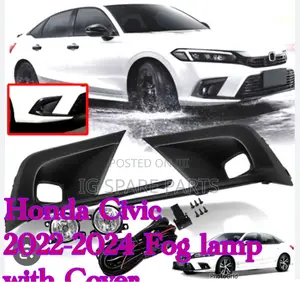 Honda Civic 2022-2024 Fog Lamp With Cover Set