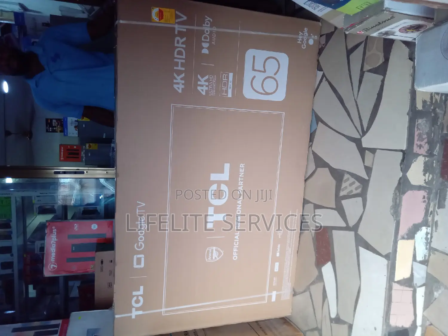Egdeless 65" TV TCL Andriod