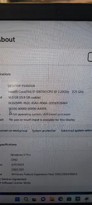 Laptop Dell G5 16GB Intel Core I7 SSD 512GB
