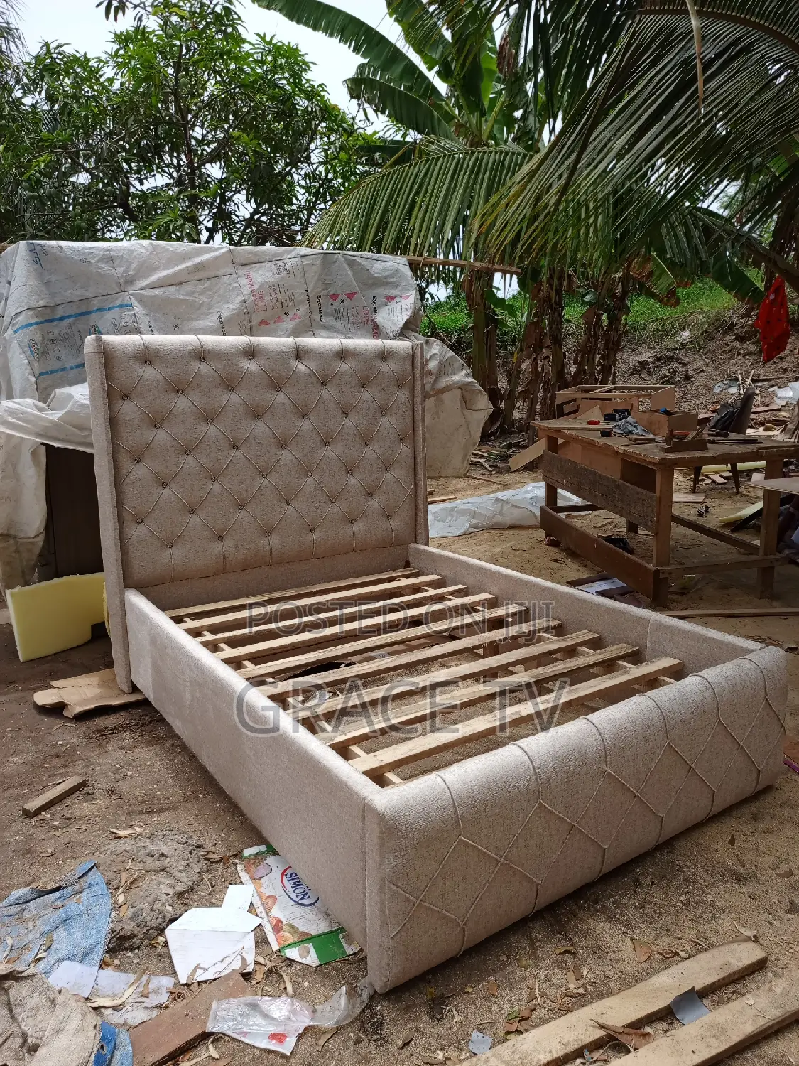 Bed and Bed Frame