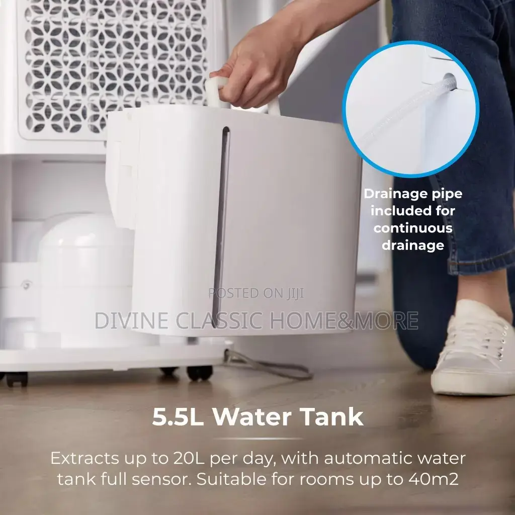 Tower 20 Litre Dehumidifier With 24 Hour Timer