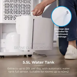 Tower 20 Litre Dehumidifier With 24 Hour Timer