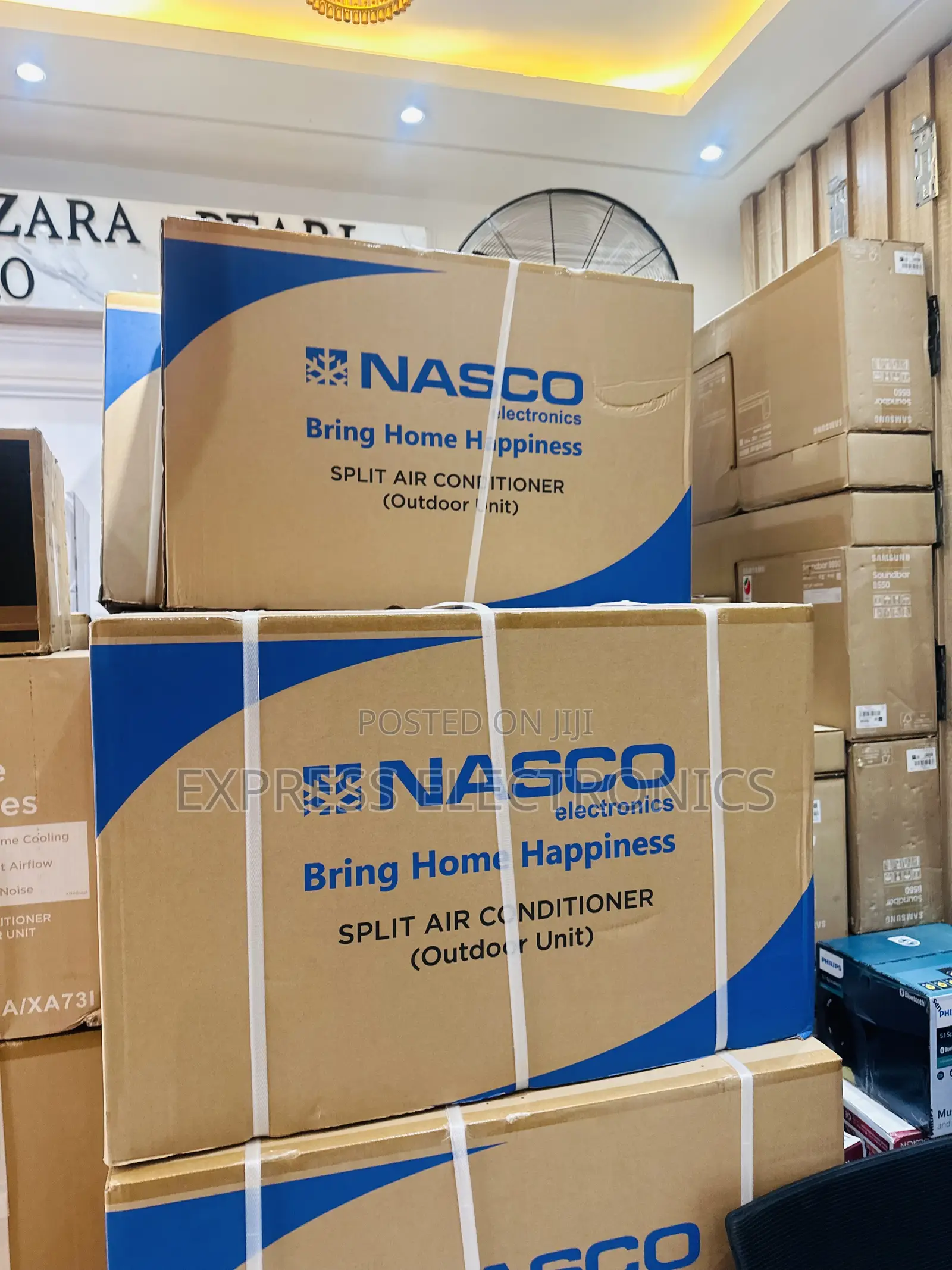 Original New Nasco Split R40 Gas 1.5hp Split White Ac
