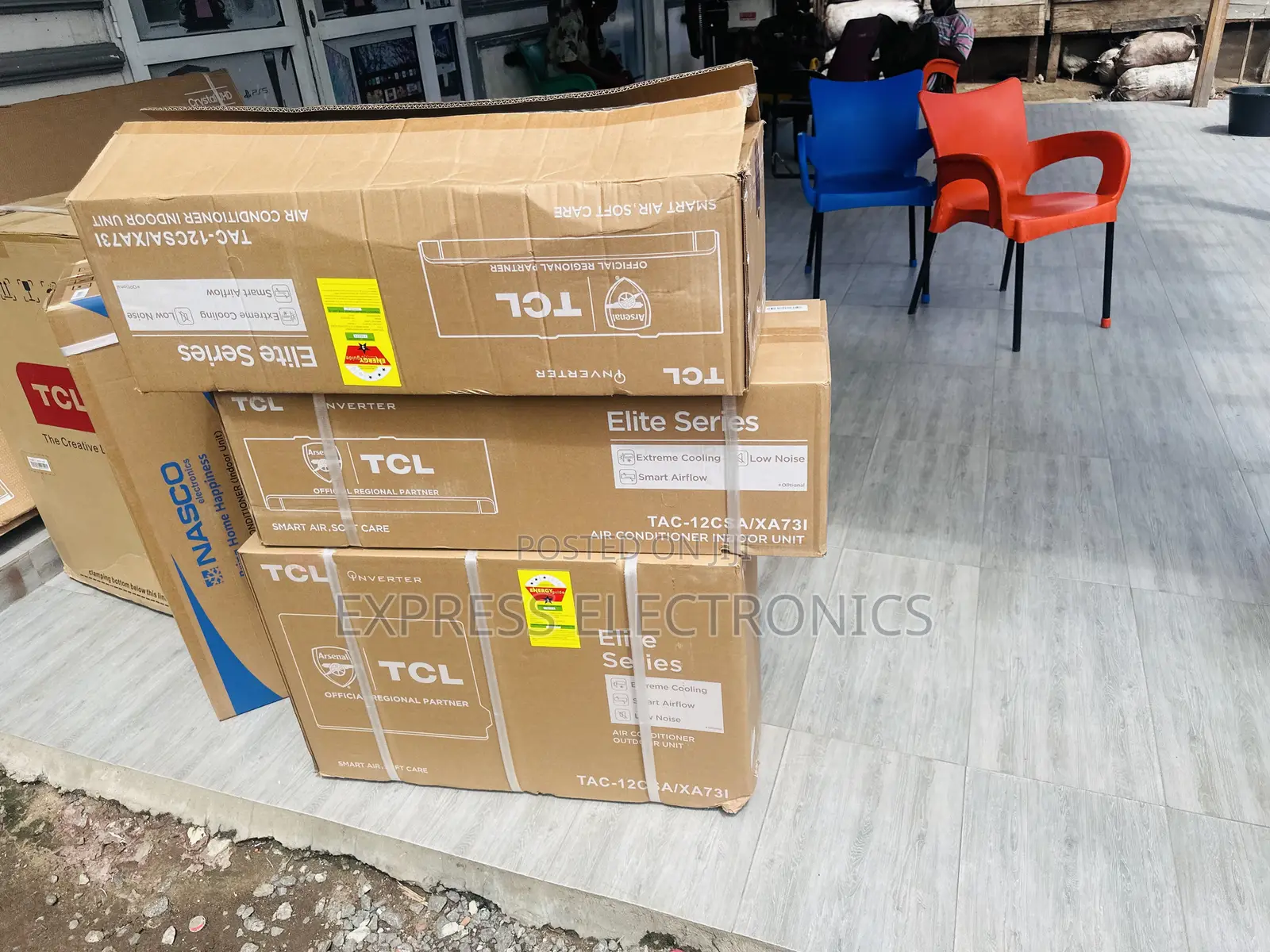 Original New White TCL 1.5hp Split Inverter Airflow