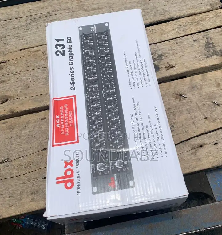DBX 231 Dual Channel 31-Band Graphic Equalizer