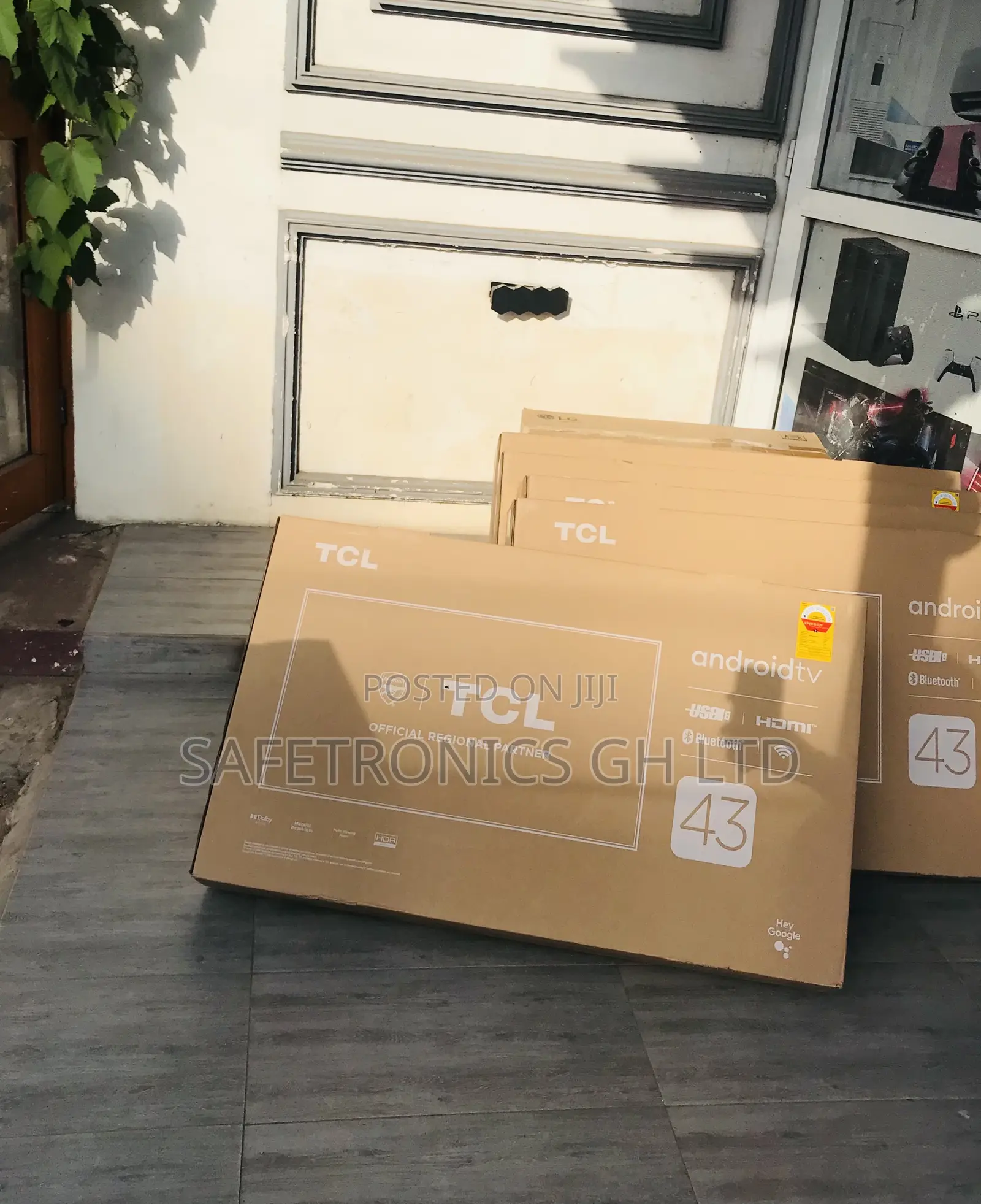 Smart Black TCL S5400 43 Inches Glossy Led Electric Tv