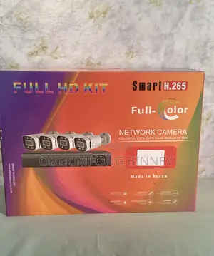 CCTV Kit 4 Channel 4 Channel 2mp Full Colored Camera
