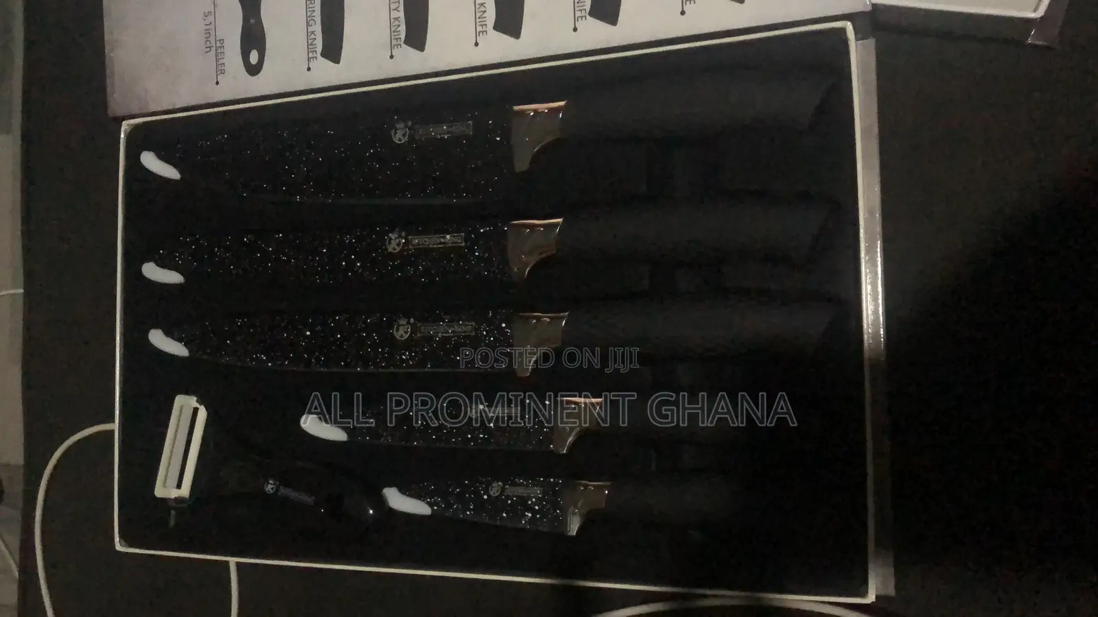 Six Sets Non Stick Kitchen Knives