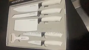 Six Sets Non Stick Kitchen Knives