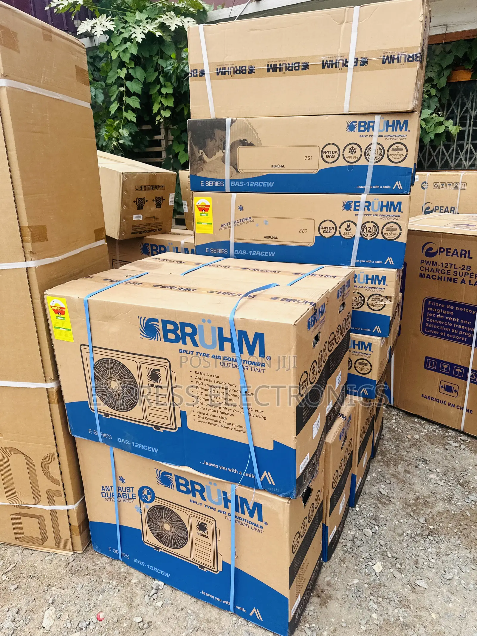 1.5hp Brand New Bruhm Split R410 Gas