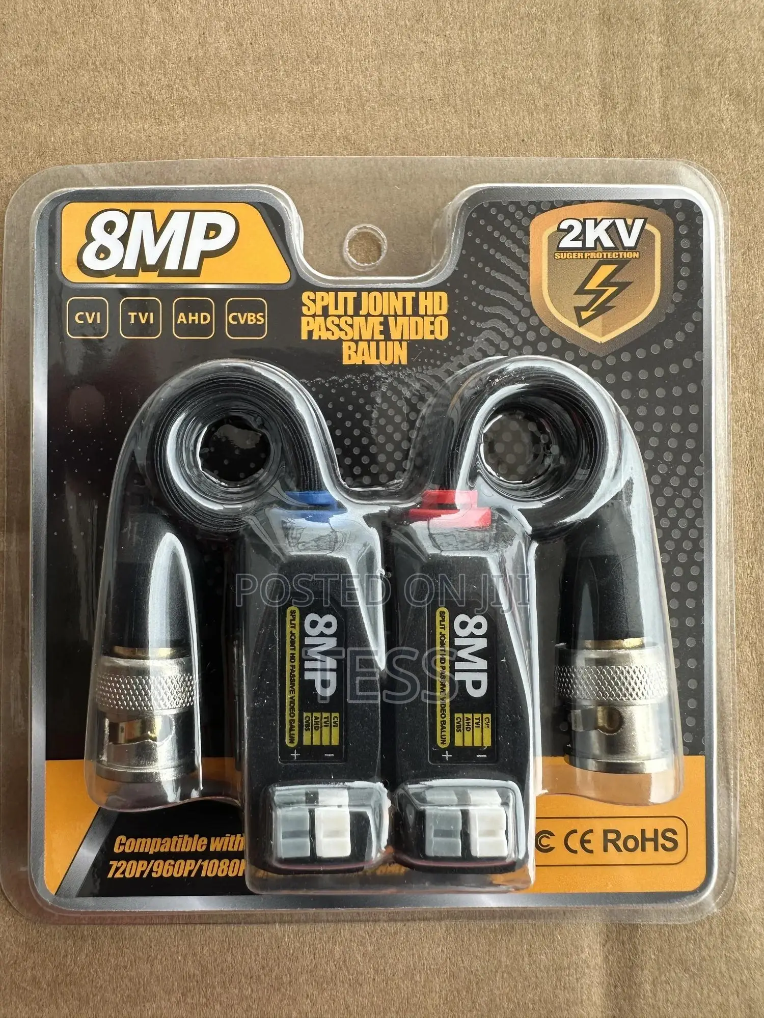 Video Balun /8mp TVI/AHD/CVI/CVBS