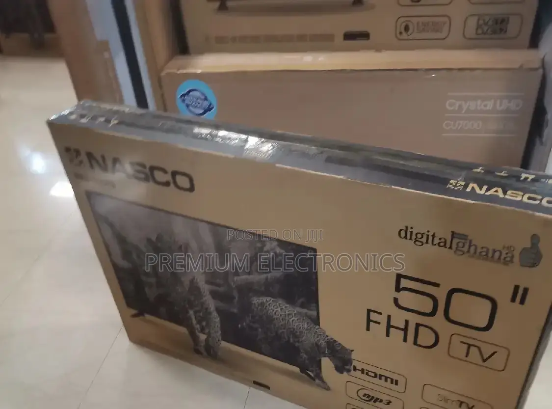 Exceptional Nasco NAS-J50FB 50′′ LED Digital Satellite TV