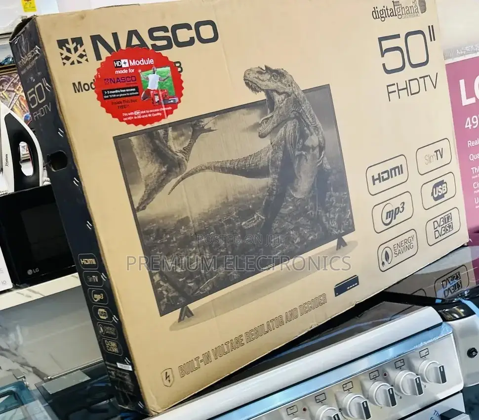 Promo Price Nassco Full HD TV, 50" Digital Satellite