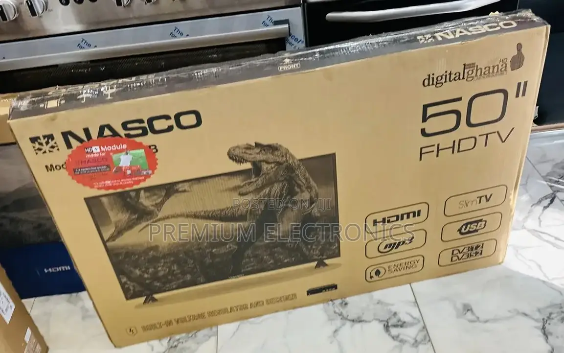 Energy Saving, High Quality Nasco 50" LED Digital Sat TV