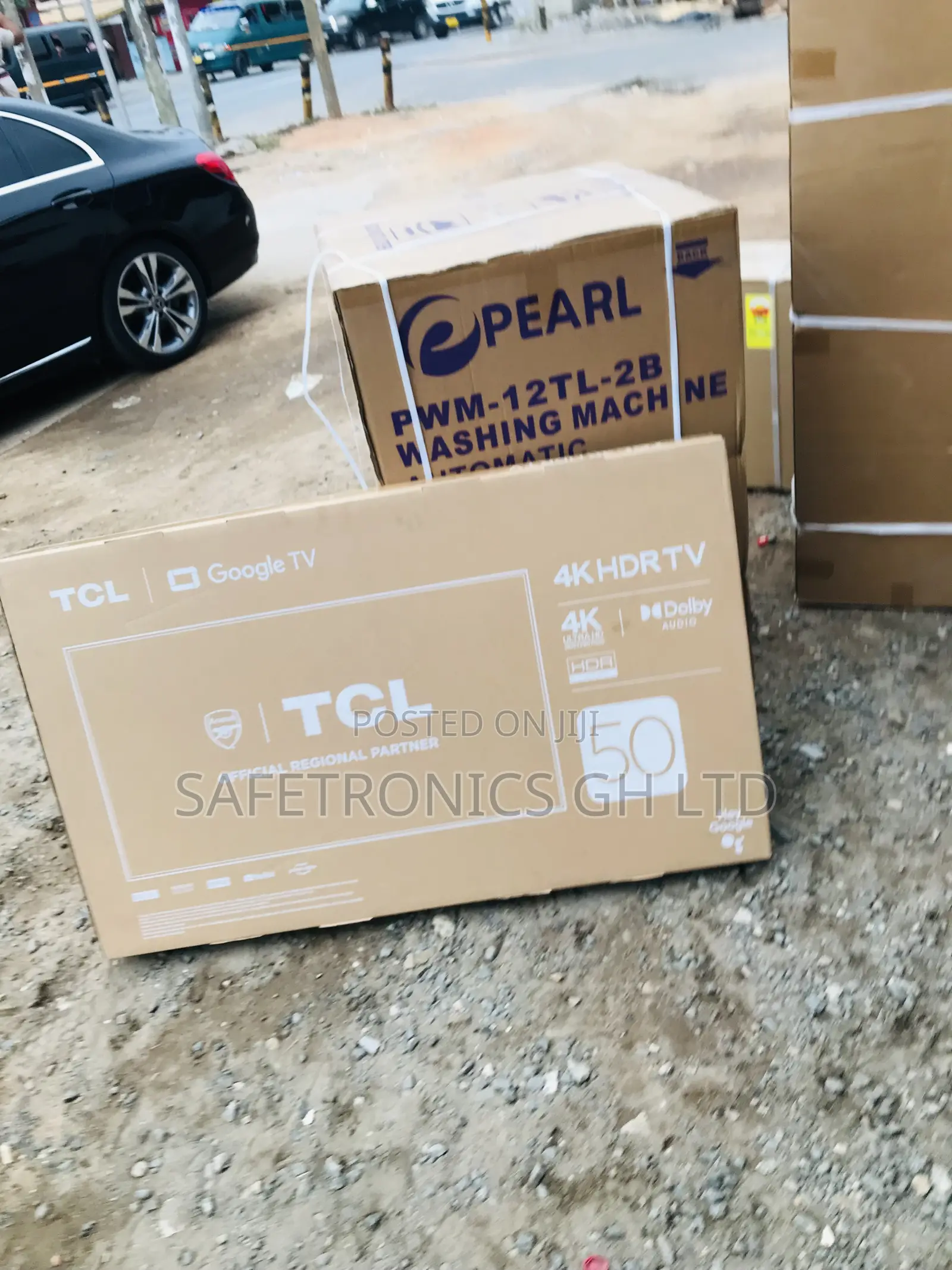 TCL 50 Inches Glossy Led Electric Black P635 Tv