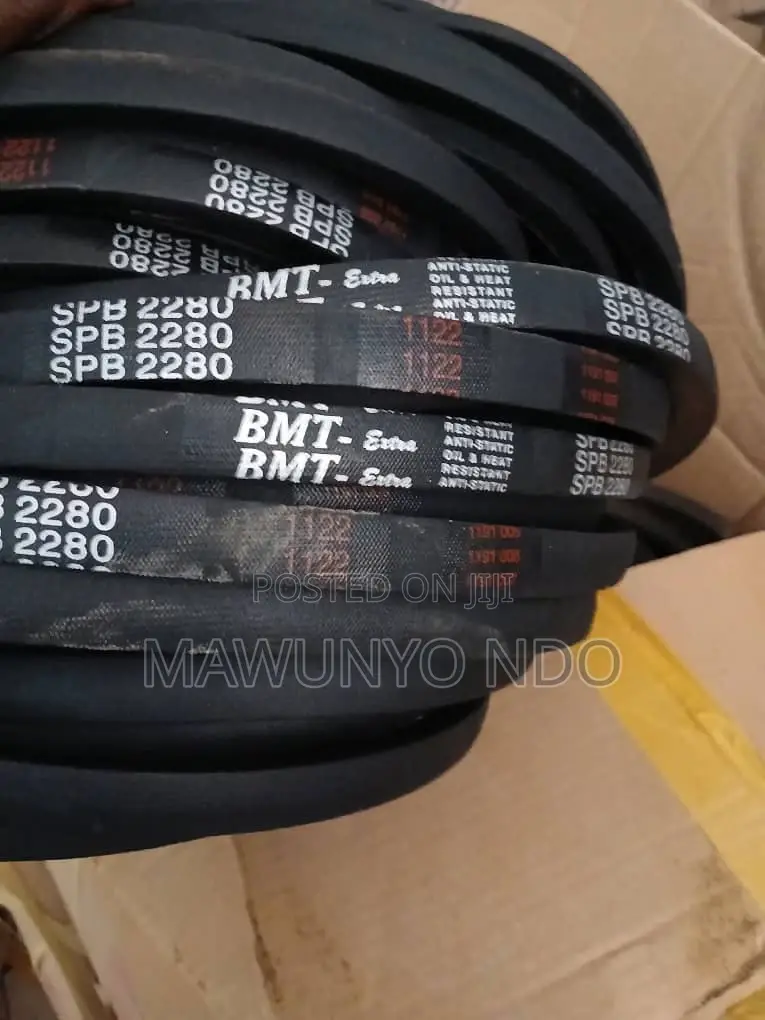 Vee Belts and Fan Belts for Machines and Industries