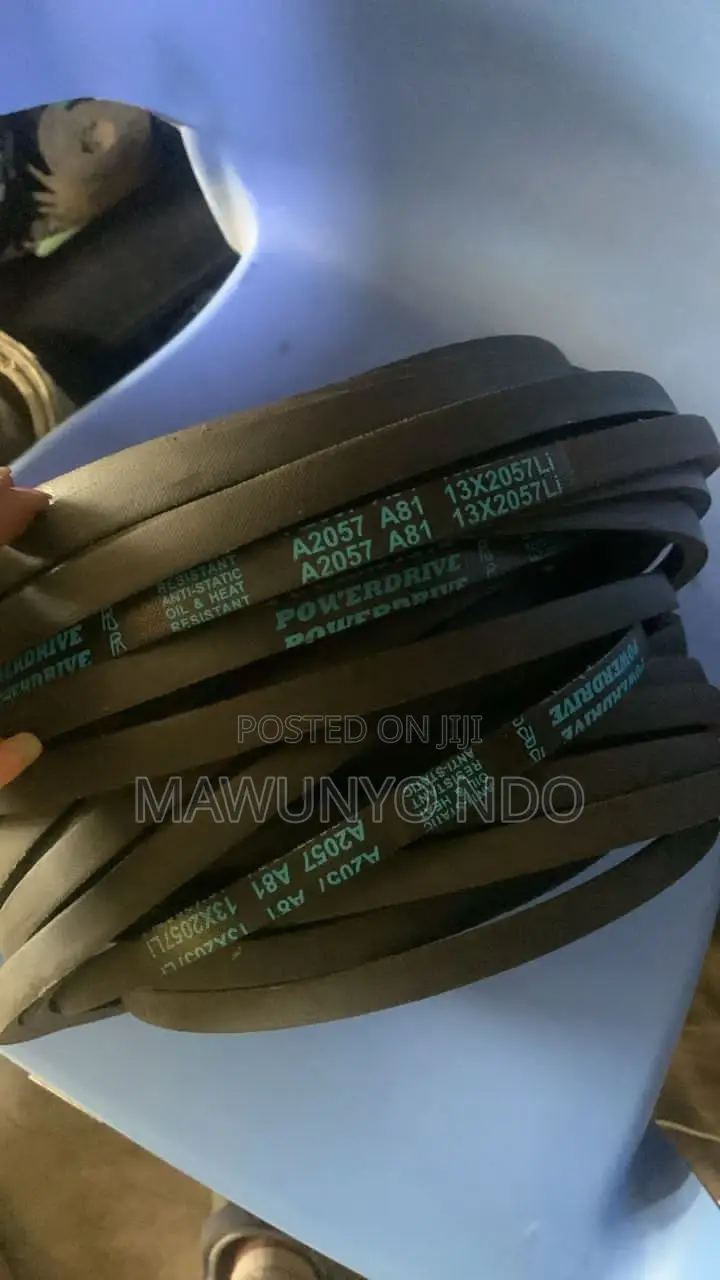 Vee Belts and Fan Belts for Machines and Industries