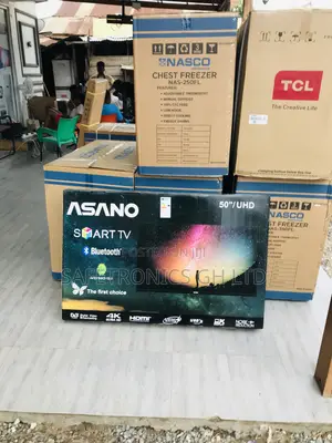 Glossy Asano 50 Inches Smart Electric Black Led Tv
