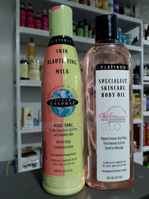 Clear Essence Platinum Beautifying Milk/ Specialist Body Oil