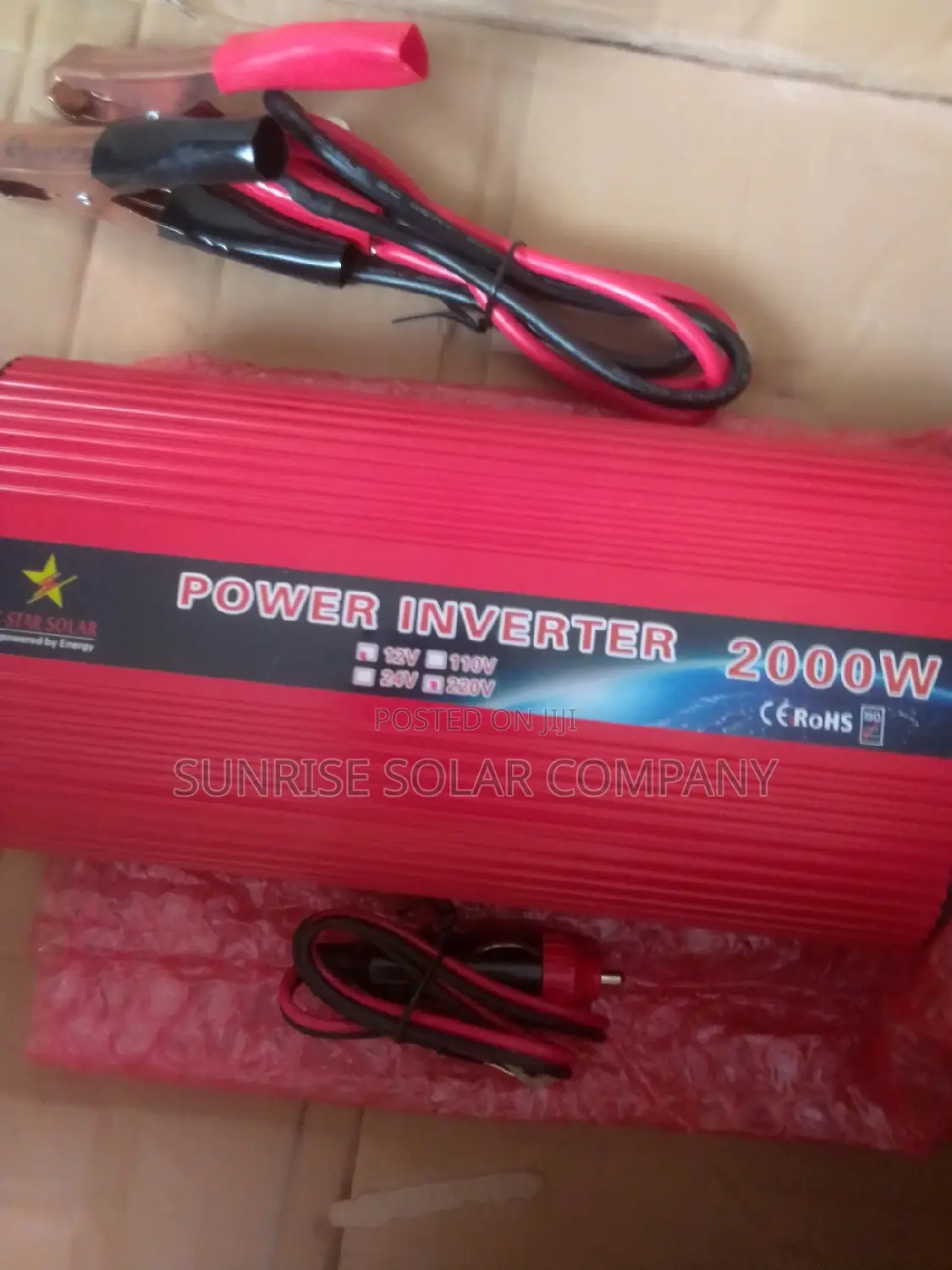 12v DC to 220V AC Power Inverter (2000w)