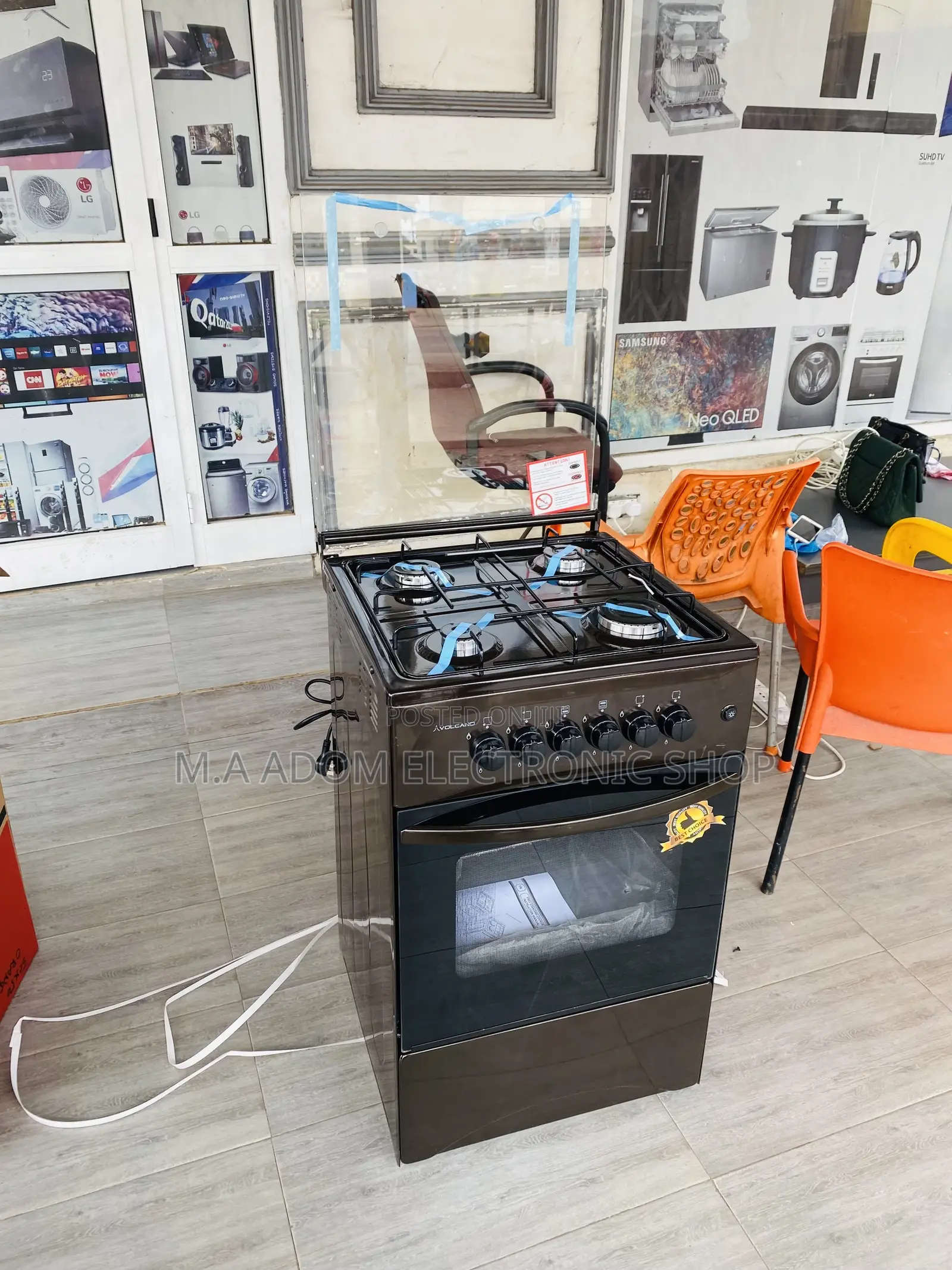 Purchase Volcano 50x50 4 Gas Burner With Oven(Brown).