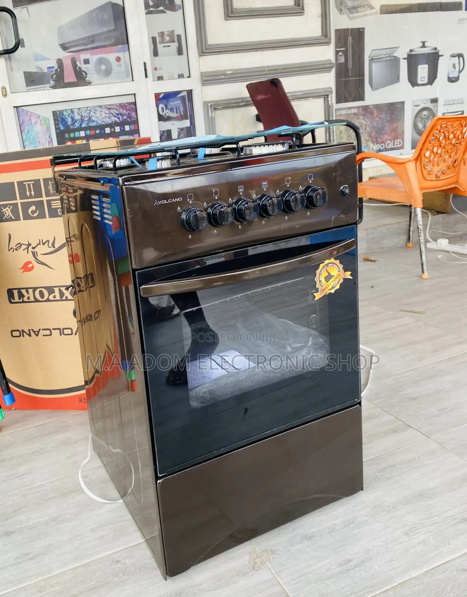 Shop Classic Oven and Grill Volcano 4 Gas Burner(Brown).