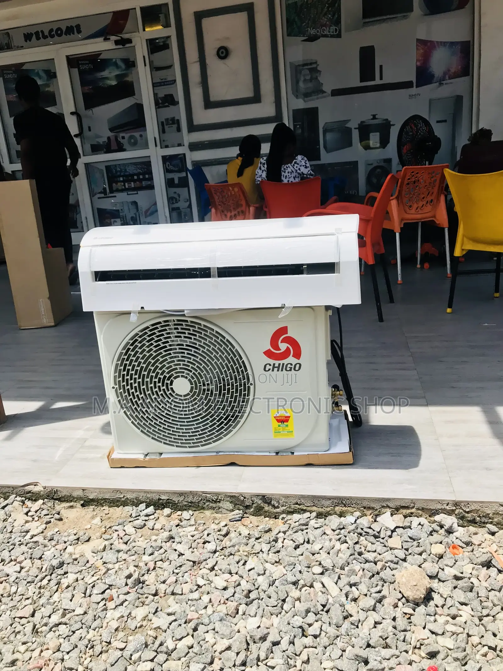 Fast Chilling Chigo 2.0hp Split Type Air Conditioner(White).