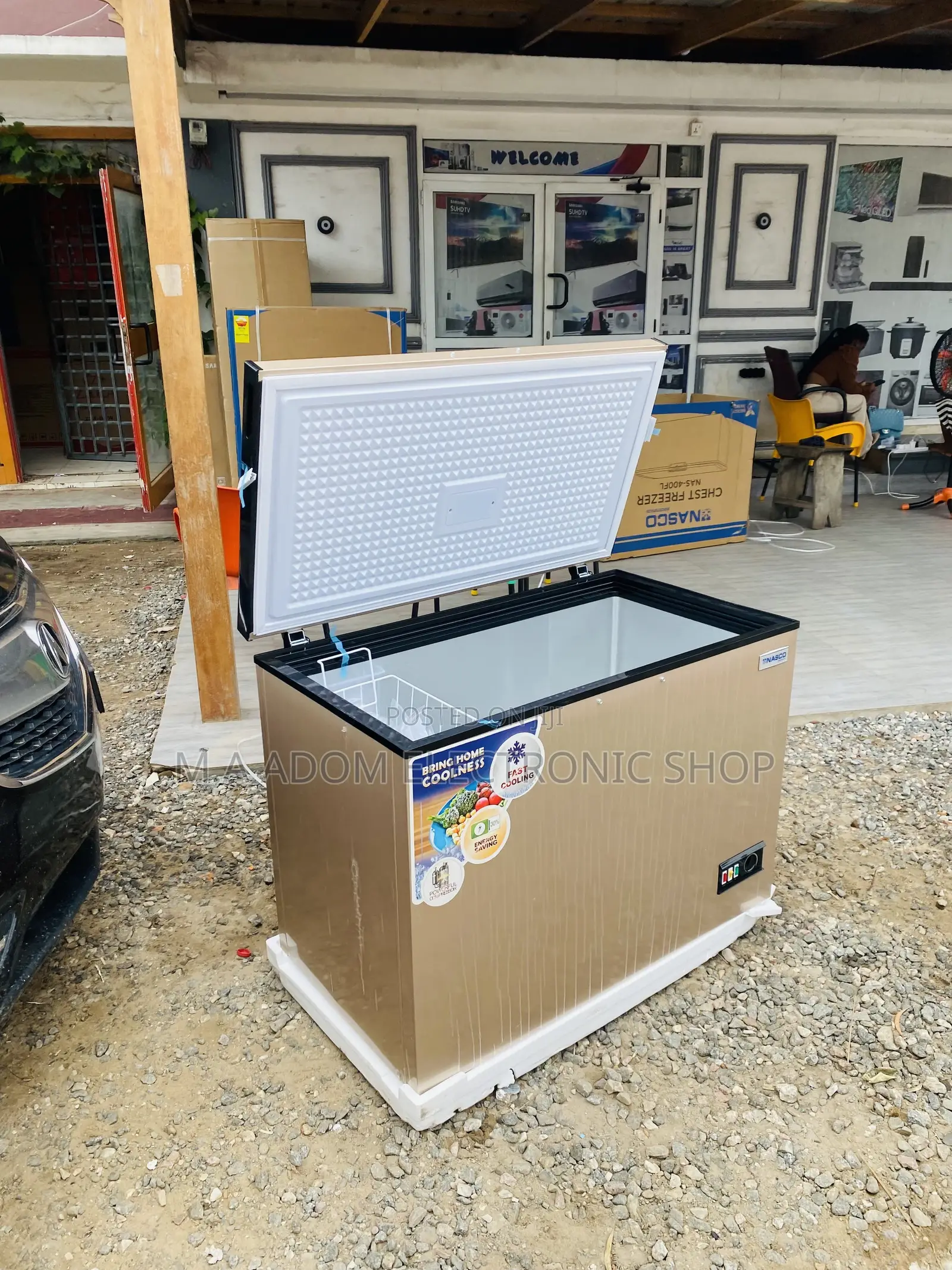 Authentic Nasco Single Door Chest Freezer(Nas-350)