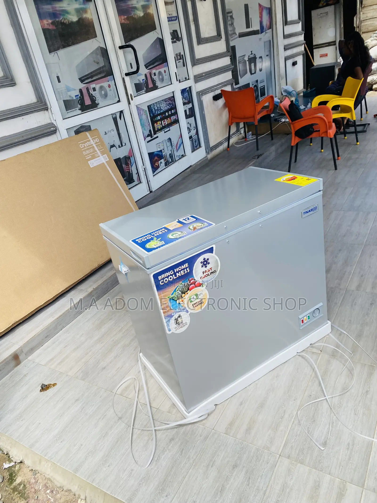 Single Door Nasco Electric Chest Freezer(Nas-250).