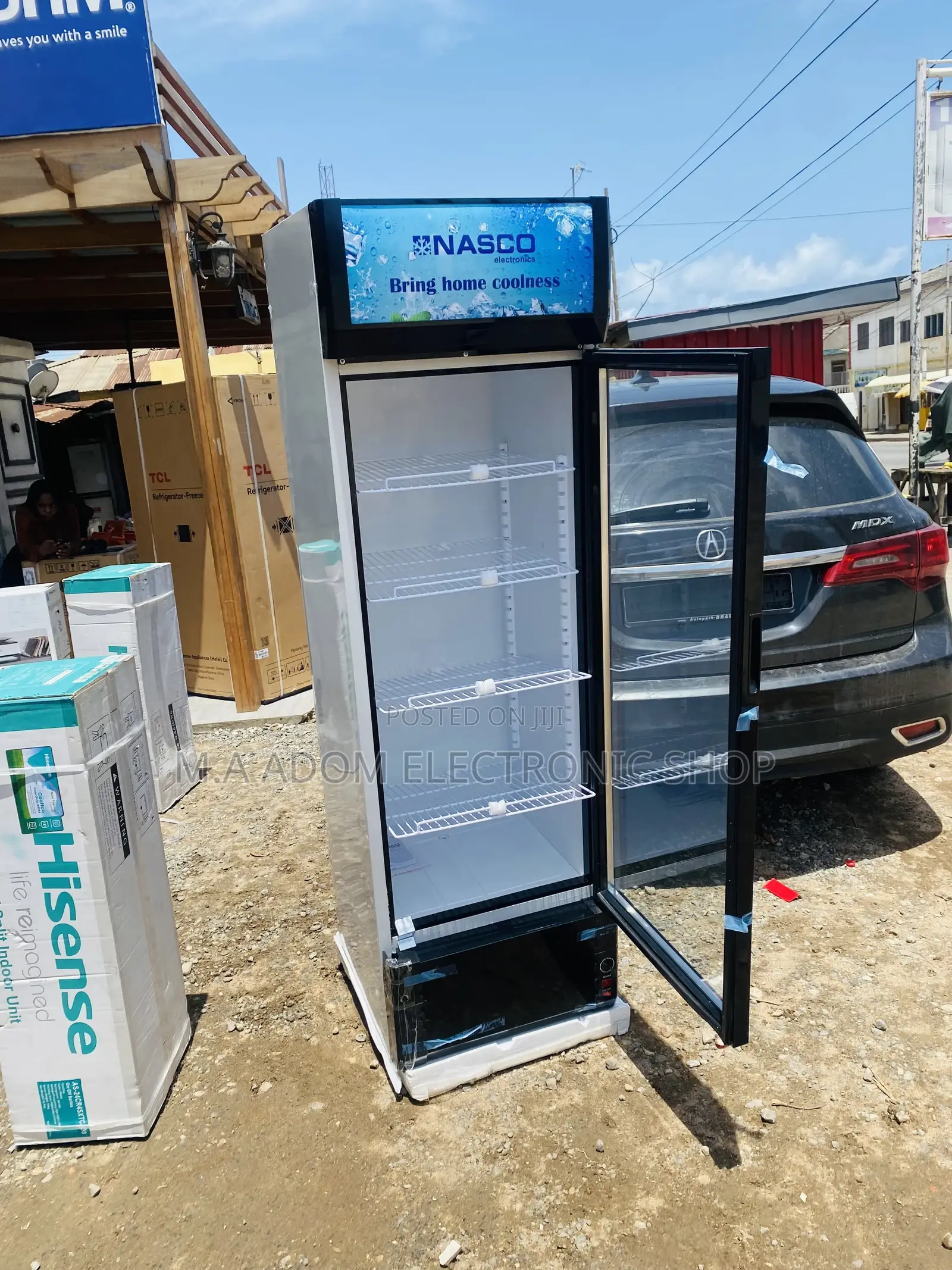 Single Door Nasco Nasfl360-1dr Electric Display Fridge.