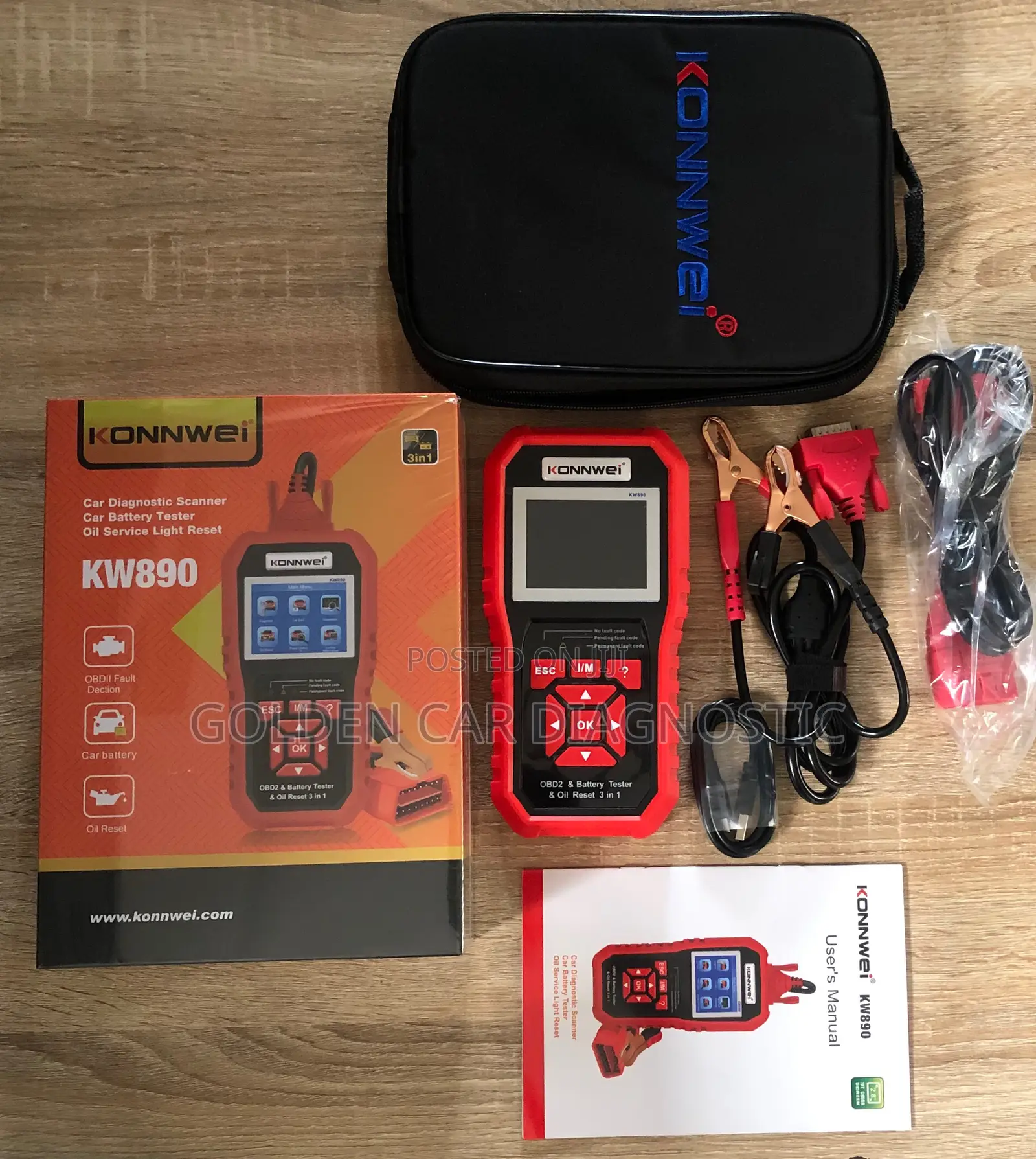 Konnwei KW890 OBD2 Car Diagnostic Scanner