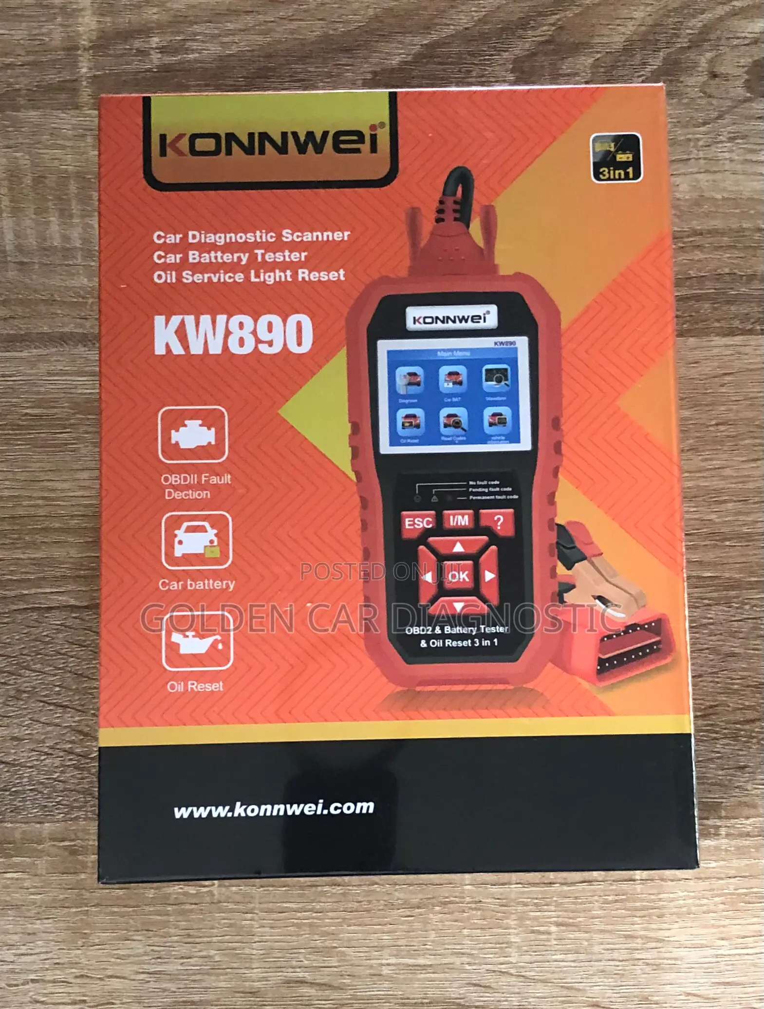 Konnwei KW890 OBD2 Car Diagnostic Scanner